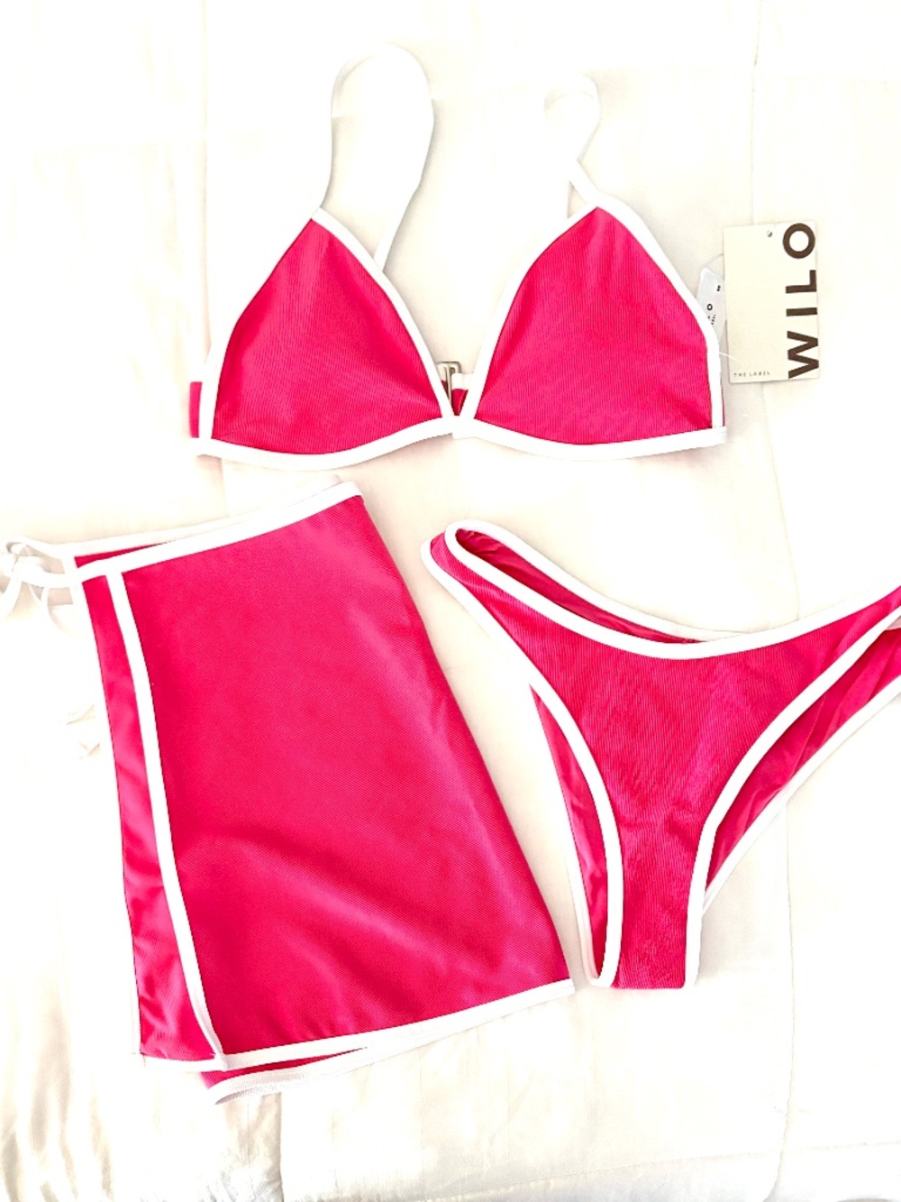 Wilo the Label Bikini Set with Swim Skirt Coverup